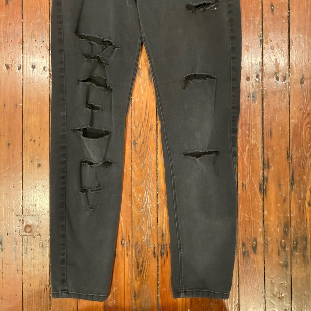 Black Ripped Jeans - Picture 2 of 3